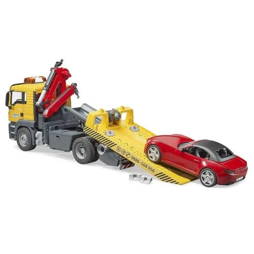 Bruder 3750 Sleepdienst Autoambulance MAN Incl. Sportauto - Afbeelding 4