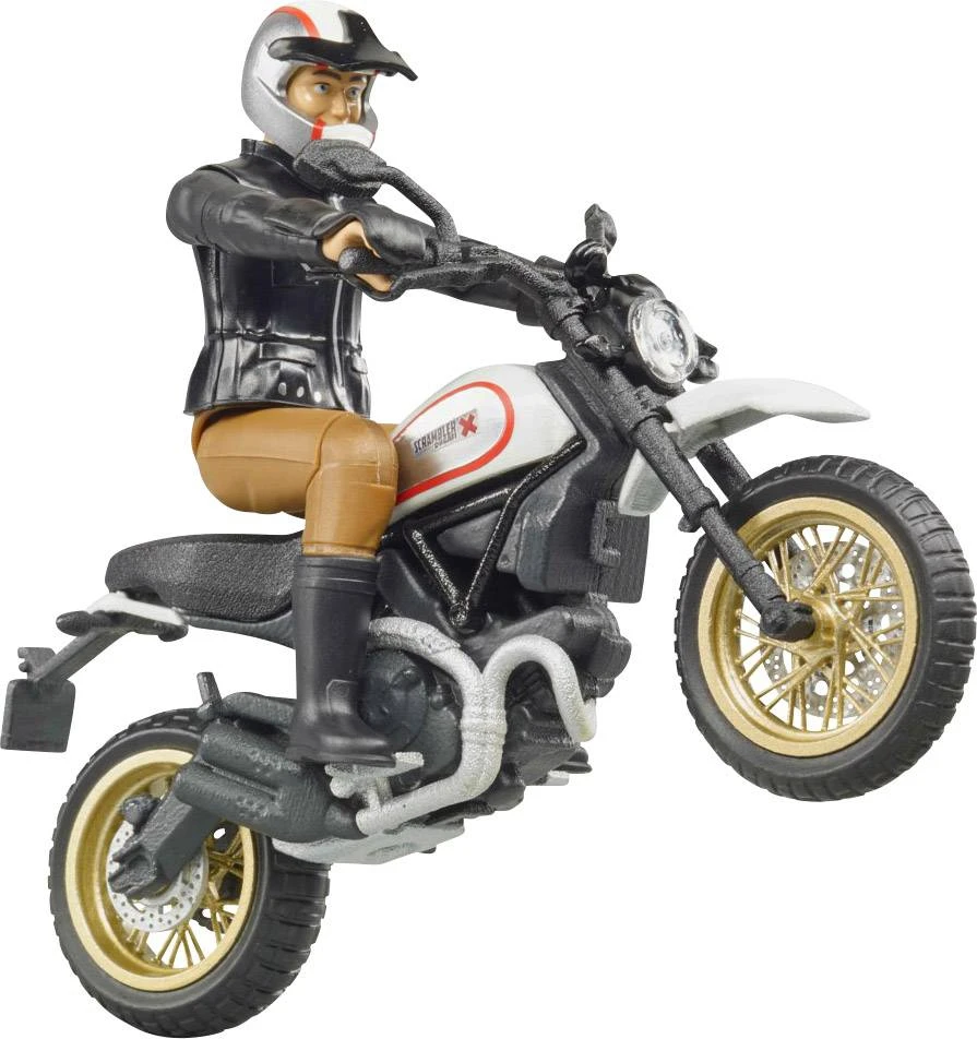 Bruder 63051 Ducati Scrambler Desert-Sled Motorfiets - Afbeelding 3