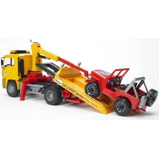 Bruder 2750 Sleepdienst MAN TGA Met Jeep Vrachtwagen Met Kraan - Afbeelding 5