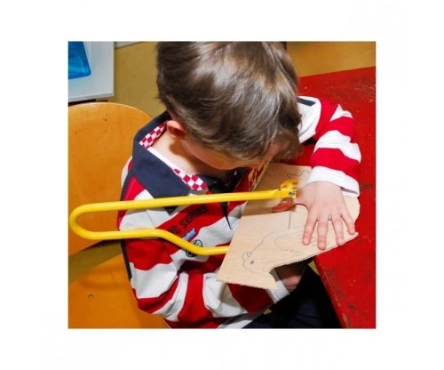 Toolkid Figuurzaag Voor Kinderen Kindergereedschap - Afbeelding 3