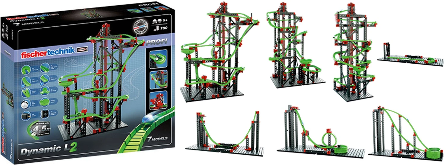 Fischertechnik Dynamic L2 Knikkerbaan - Afbeelding 4