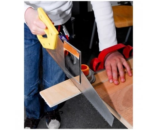 Toolkid Handzaag Geel Type 2 Kindergereedschap - Afbeelding 3