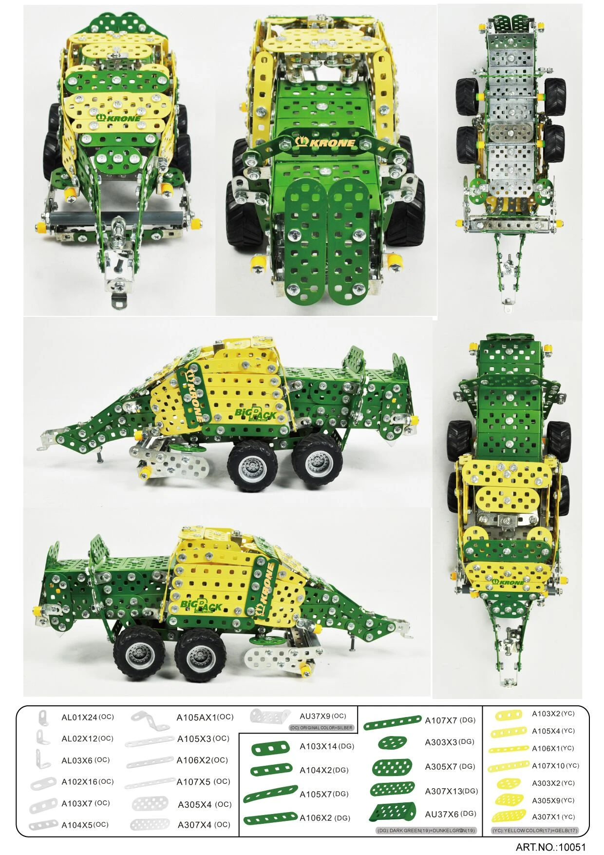 Tronico Mini Krone Hooibalenpers 1:32 Constructie Speelgoed - Afbeelding 5