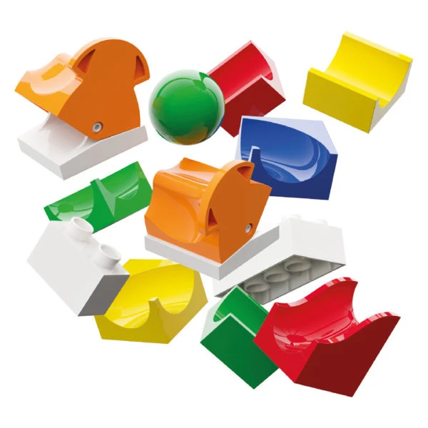 Hubelino Knikkerbaan Uitbreidingset Wissel 43-delig - Afbeelding 2