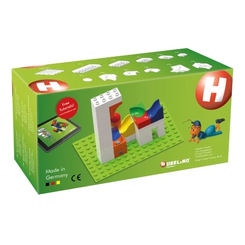 Hubelino Knikkerbaan Uitbreidingsset Katapult 41-delig - Afbeelding 2