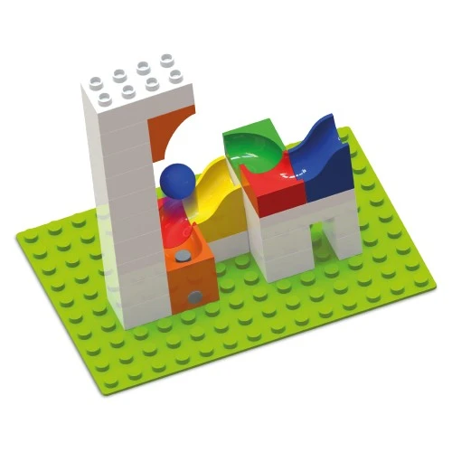 Hubelino Knikkerbaan Uitbreidingsset Katapult 41-delig - Afbeelding 4