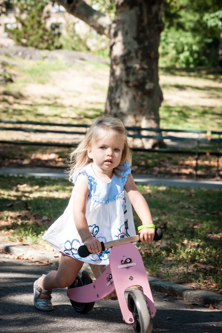 Tiny Tot Loopfiets 2 β In β 1 Kinderfeets β Loopfiets β Rose - Afbeelding 5