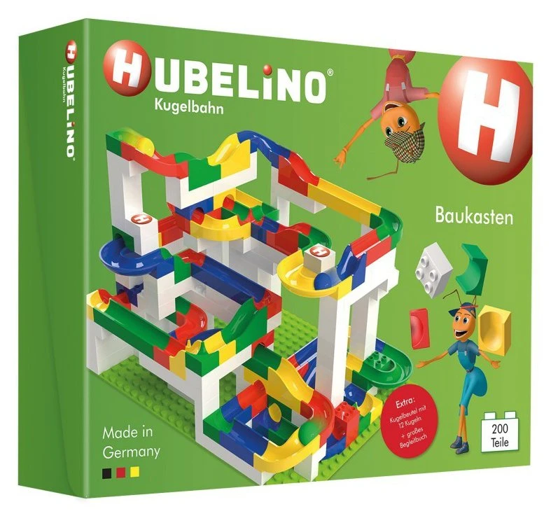 Hubelino Knikkerbaan Bouwdoos 200-delig - Afbeelding 2