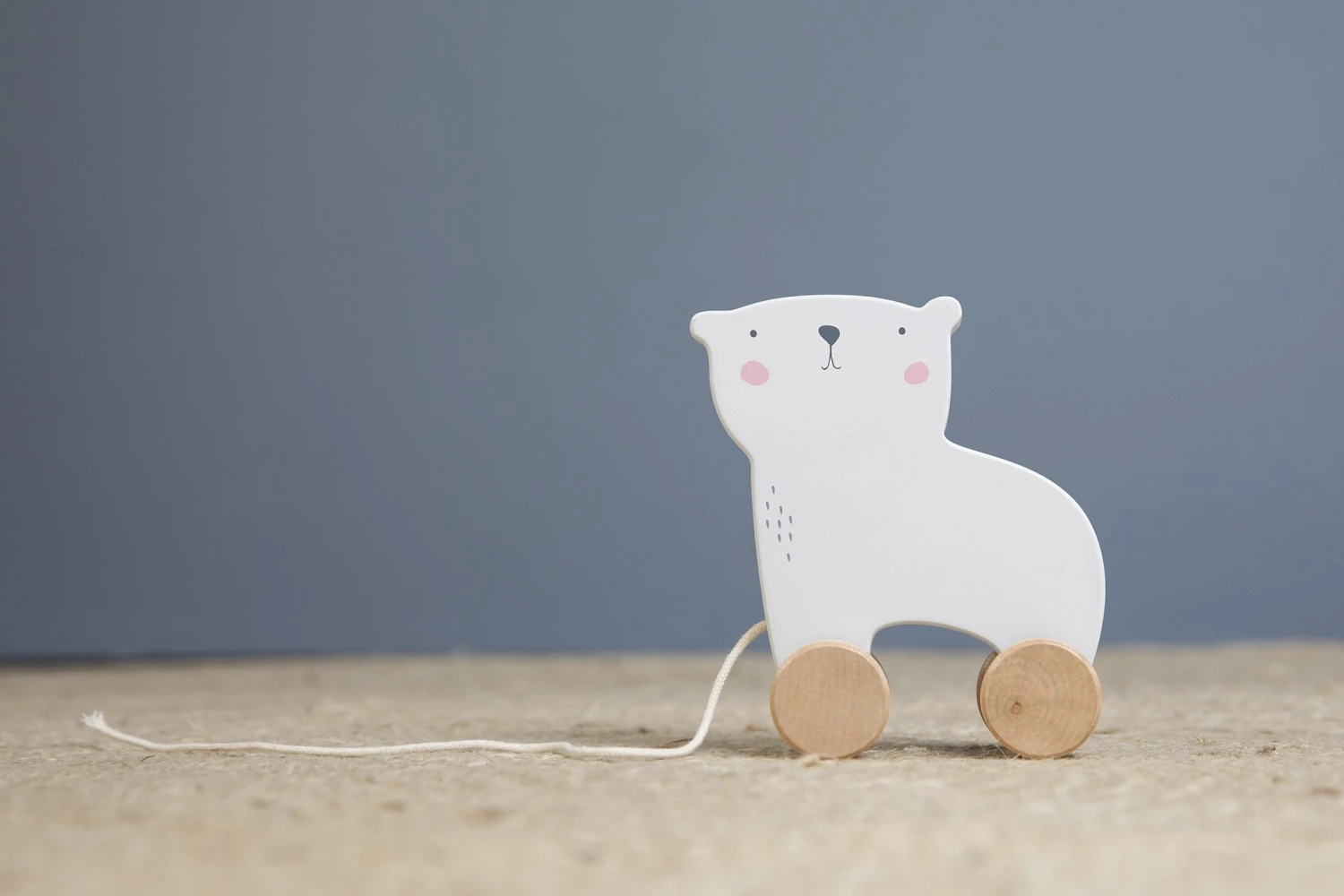 Little Dutch LD4452 Houten Trekdier IJsbeer - Afbeelding 3