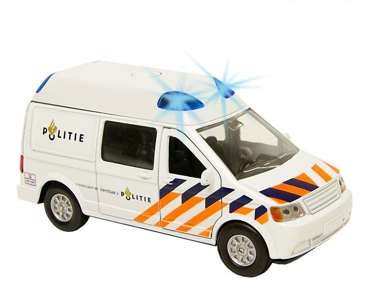 Politiebus, Pull Back Met Licht En Geluid. - Afbeelding 2