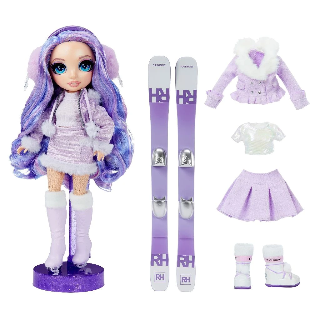 Rainbow High Fashion Winter Break Modepop Violet Willow - Afbeelding 2