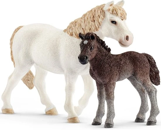 Schleich 42423 Pony En Veulen Farm World - Afbeelding 2