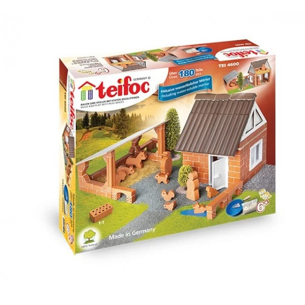 Bouwdoos Teifoc T4600 – Boerderij Met Speelfiguren - Afbeelding 2