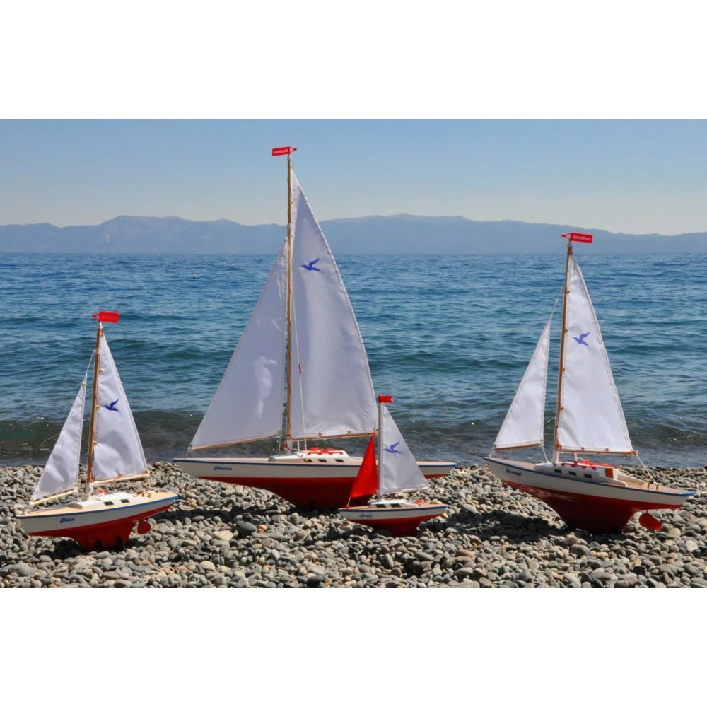 Gunther GU1806 Zeilboot Meeuw Wooden Deck Möve - Afbeelding 4