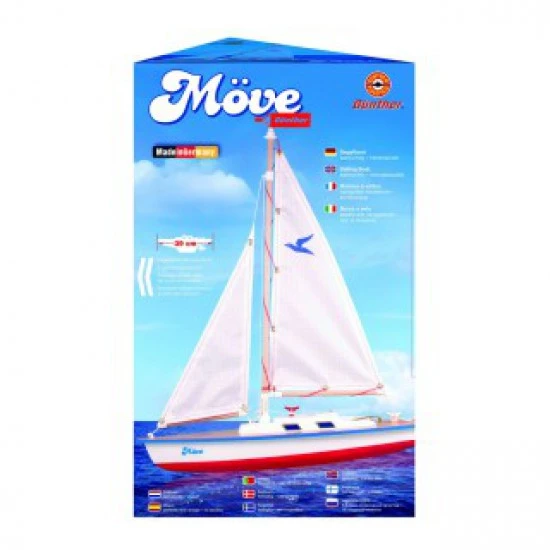 Gunther GU1806 Zeilboot Meeuw Wooden Deck Möve - Afbeelding 10