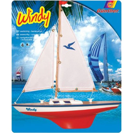 Gunther GU1806 Zeilboot Meeuw Wooden Deck Möve - Afbeelding 5